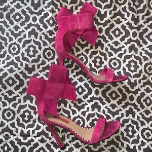 Pink Bow Betsy Johnson Heels